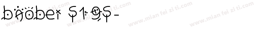 baobei S19S字体转换